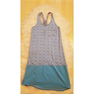 Cute blue + light pink sweat-wicking summer dress!